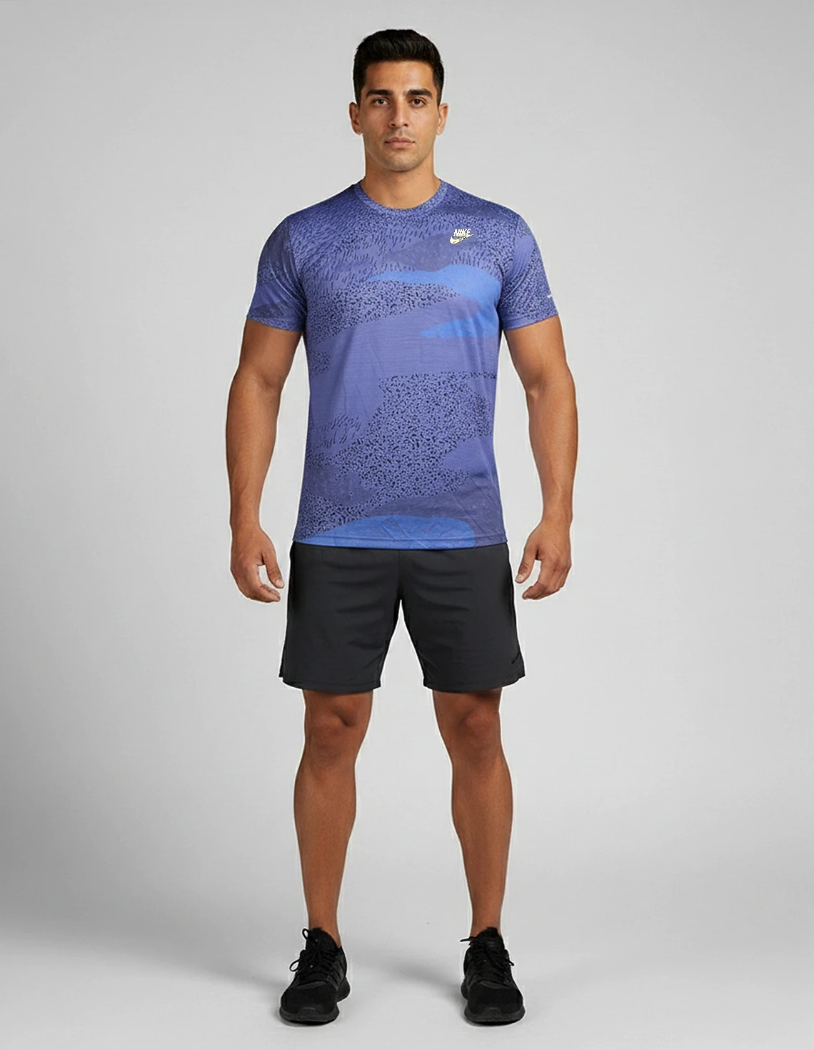 تی شرت ورزشی مردانه نایکی Camo Breeze M