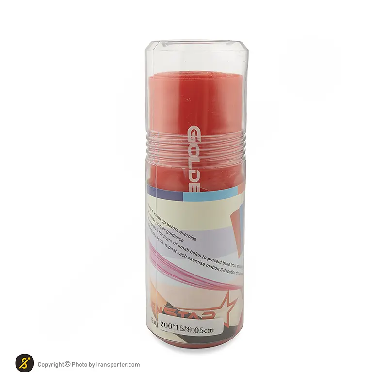 کش پیلاتس Unisex بدون برند گلدن استار2 متری مقاومت متوسط LS3204 BRS